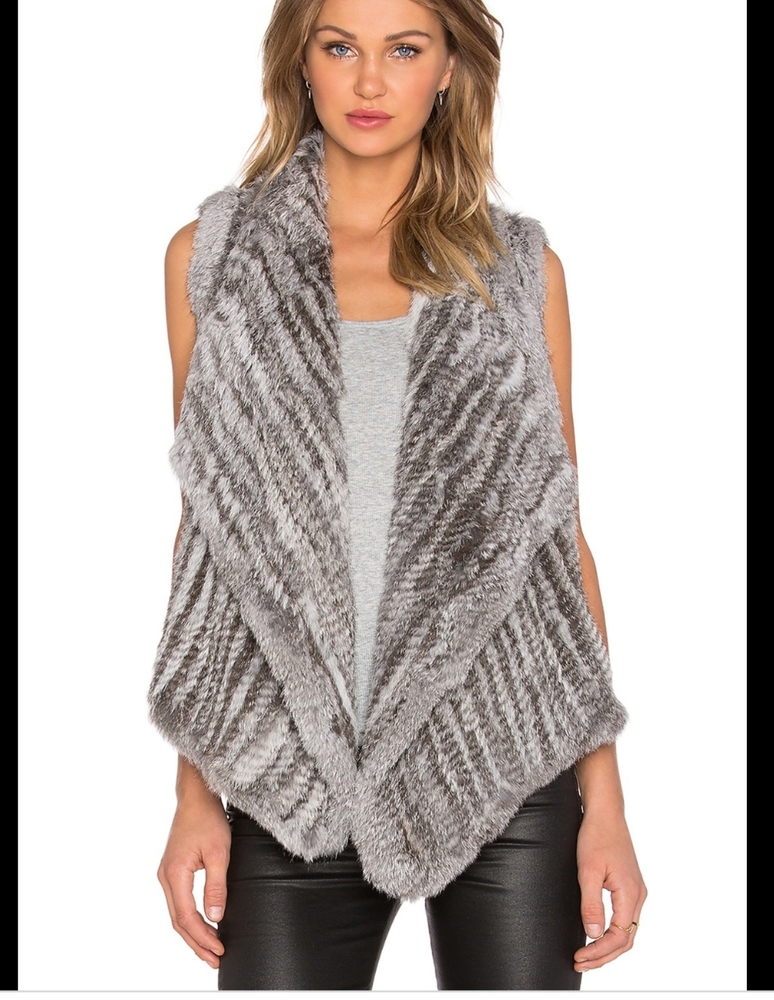 Rabbit Fur Vest from The Fur Store, Bloomingdale's